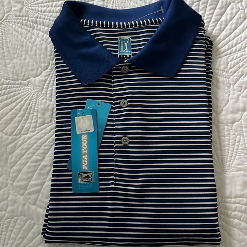 PGA Tour Men's XL Golf Polo New withTags